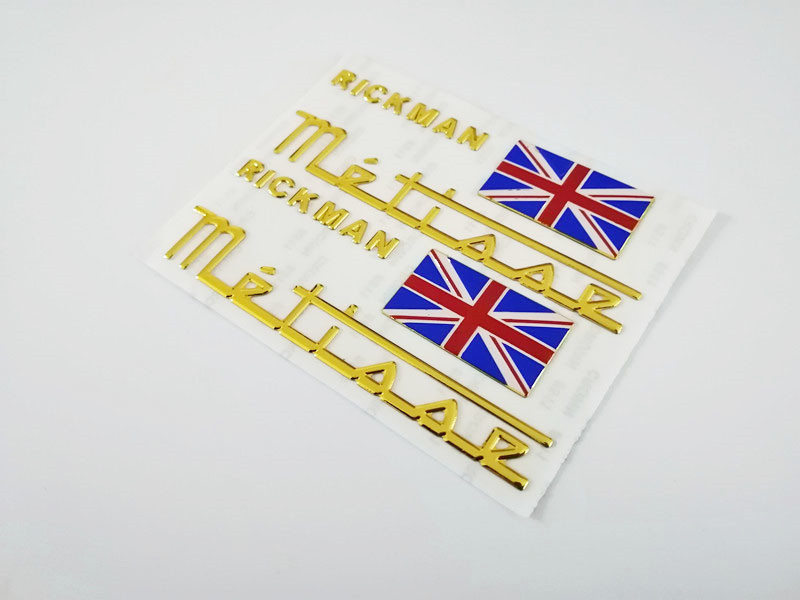 RICKMAN DECAL STICKER WITH FLAG